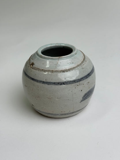Pale Blue Antique Ginger Jar