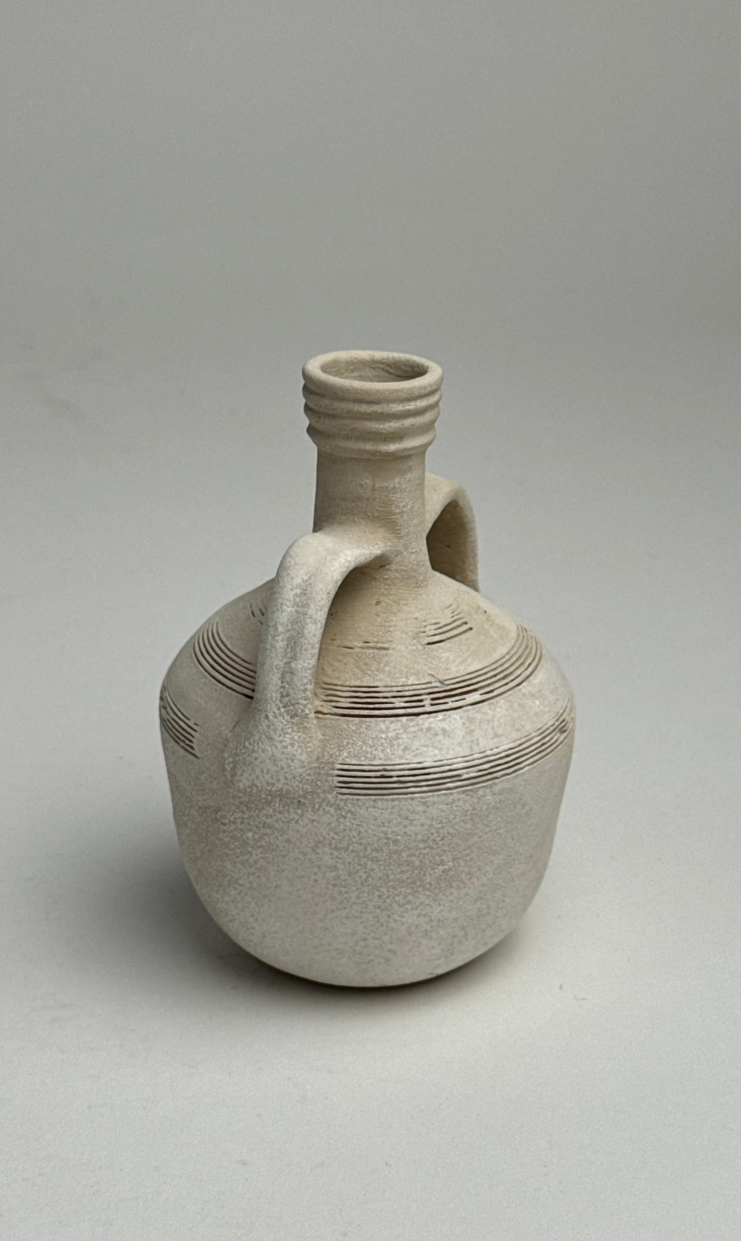 Up-Cycled | Small Neutral Grecian Style Vase