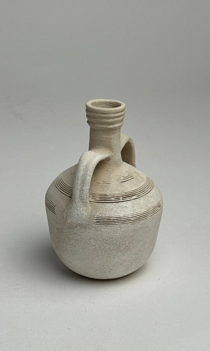 Up-Cycled | Small Neutral Grecian Style Vase
