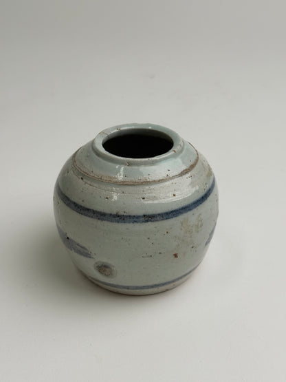 Pale Blue Antique Ginger Jar