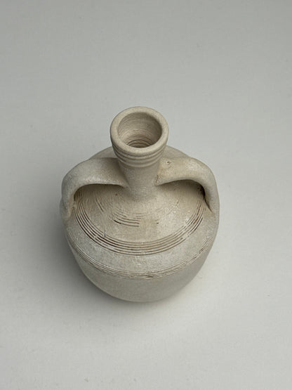 Up-Cycled | Small Neutral Grecian Style Vase