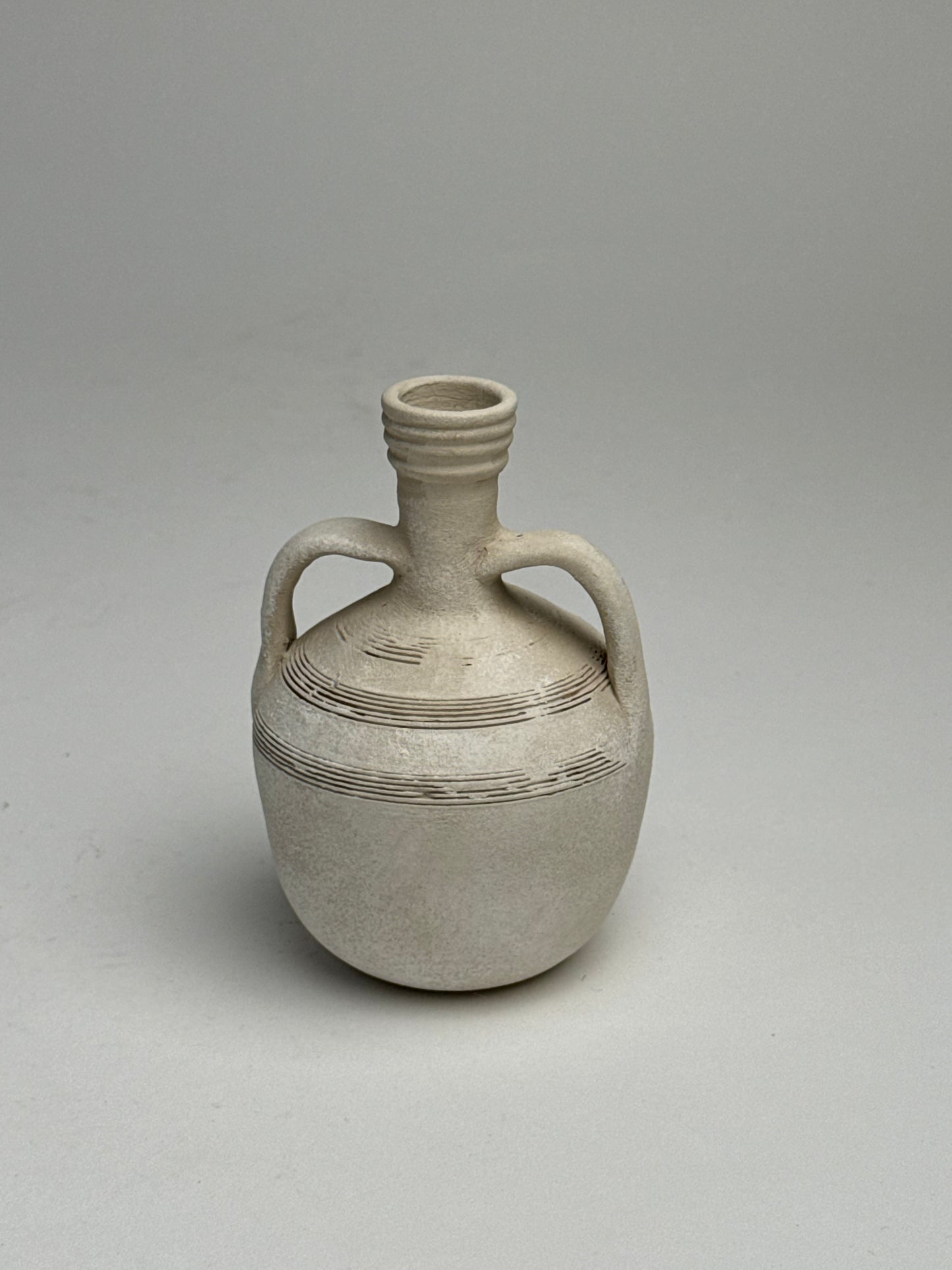 Up-Cycled | Small Neutral Grecian Style Vase