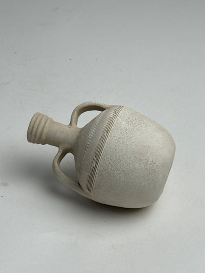 Up-Cycled | Small Neutral Grecian Style Vase