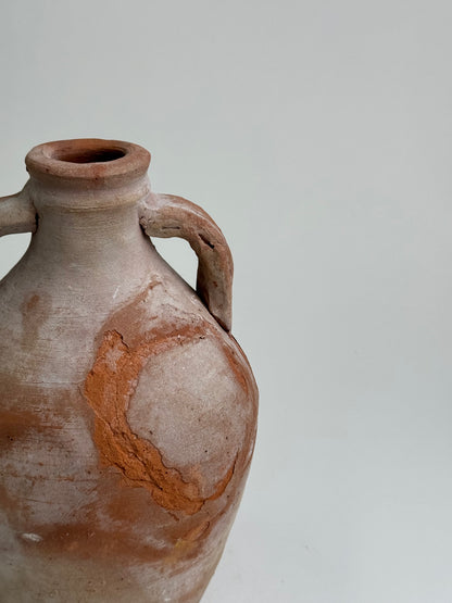 Egyptian Terracotta Twin Handle Vessel