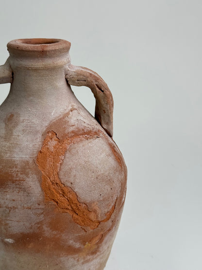 Egyptian Terracotta Twin Handle Vessel