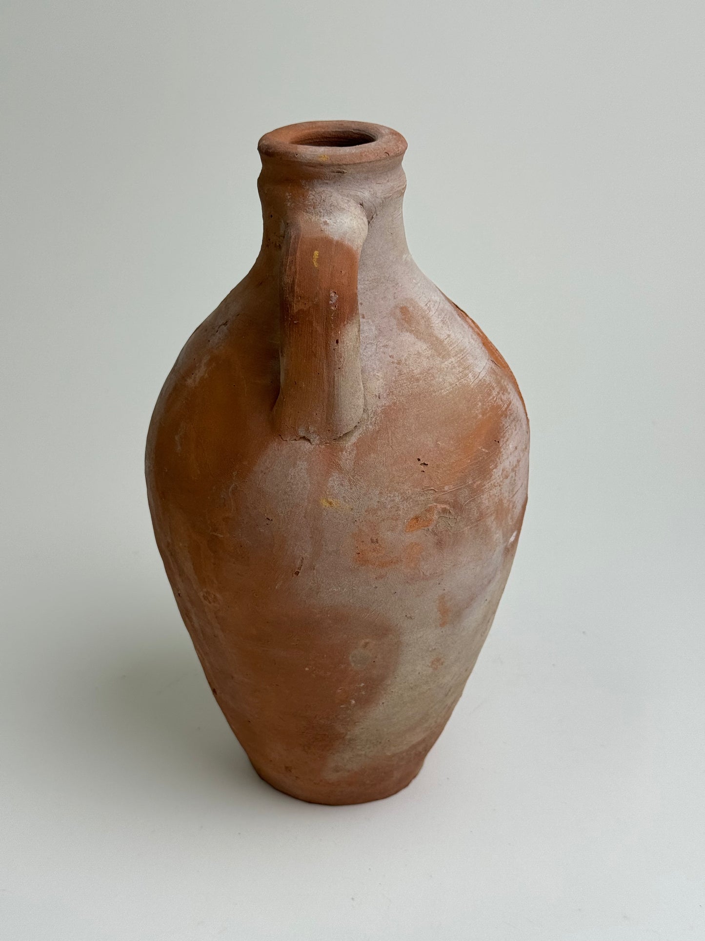 Egyptian Terracotta Twin Handle Vessel