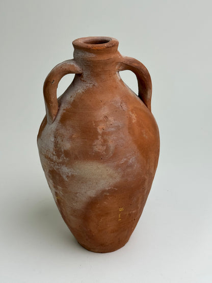 Egyptian Terracotta Twin Handle Vessel