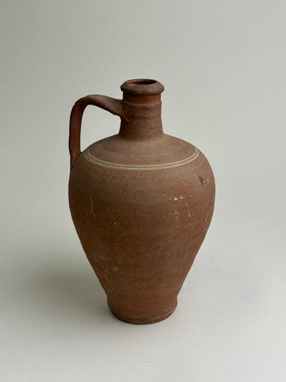 Large Terracotta Handled Vessel
