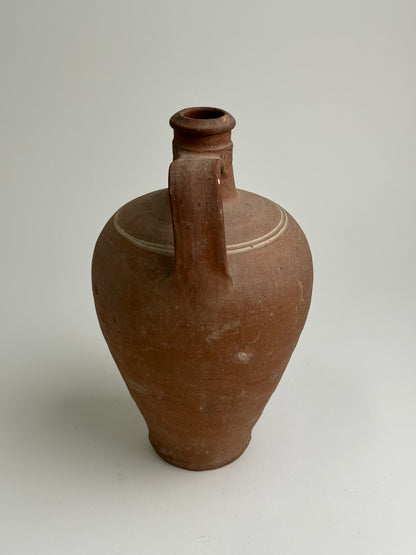 Large Terracotta Handled Vessel