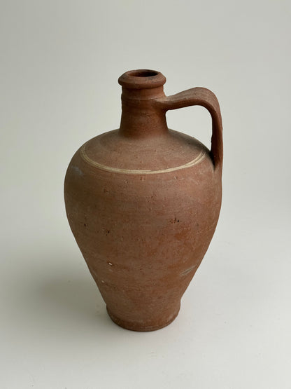 Large Terracotta Handled Vessel