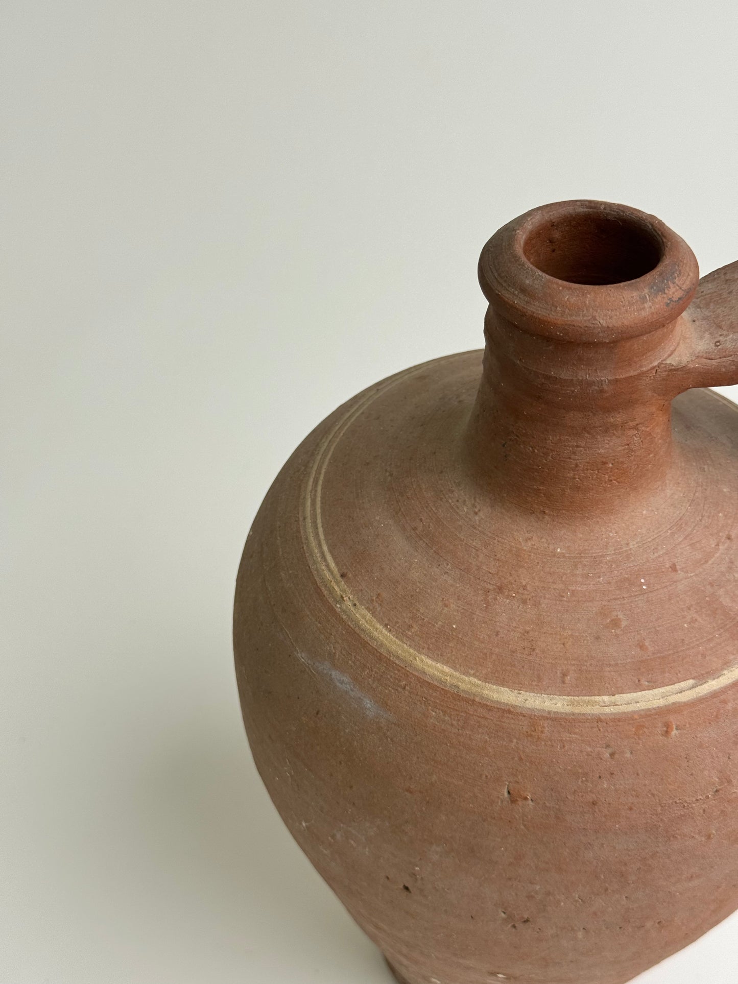 Large Terracotta Handled Vessel