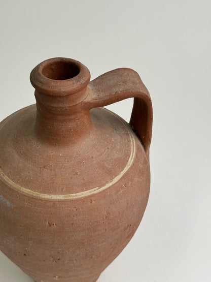 Large Terracotta Handled Vessel