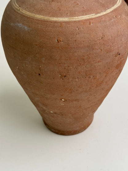 Large Terracotta Handled Vessel