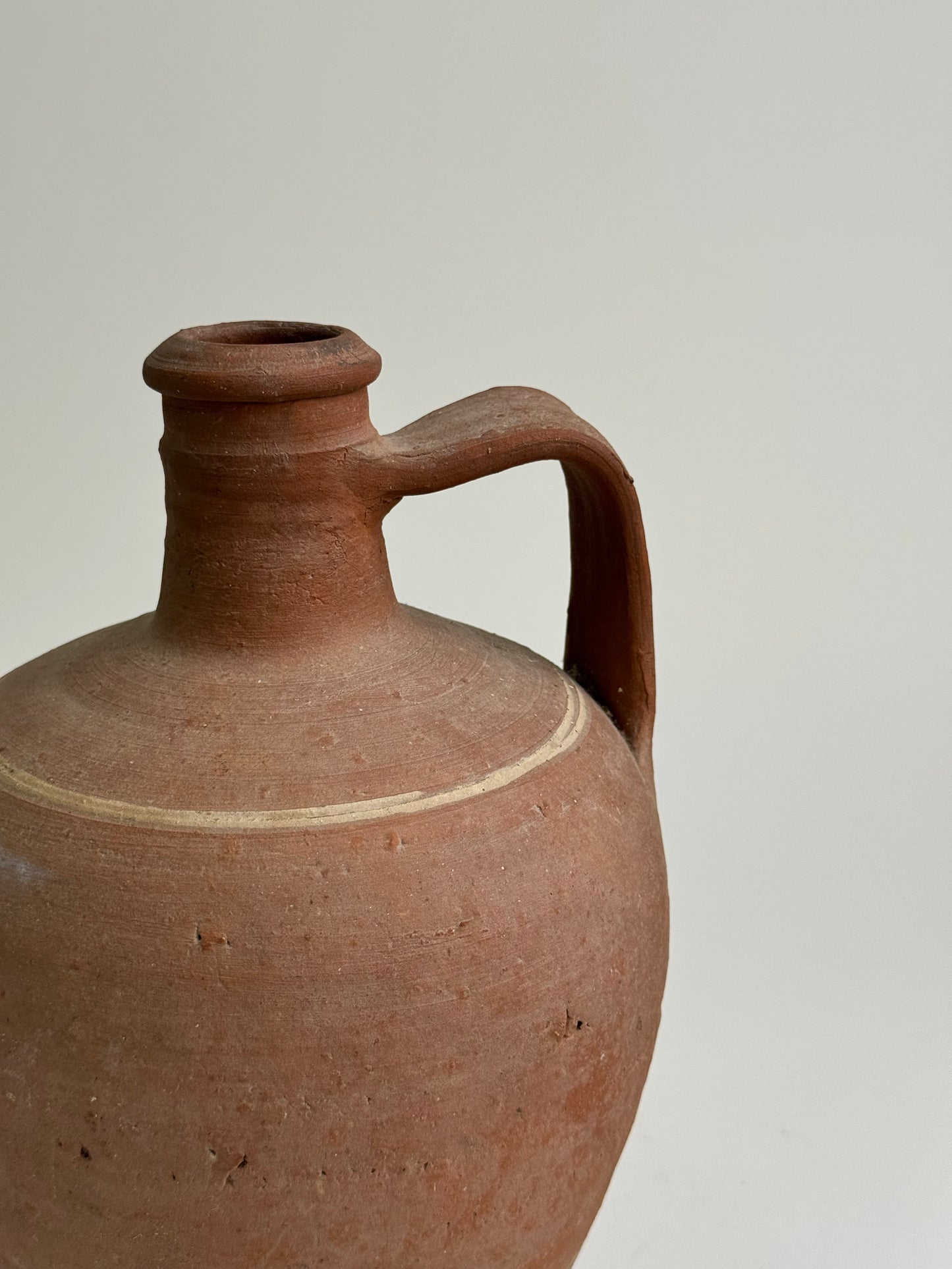 Large Terracotta Handled Vessel