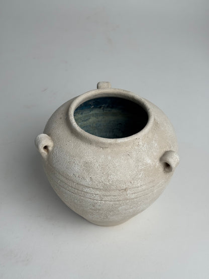 Up-Cycled | Aged Effect Tri-Handle Pot
