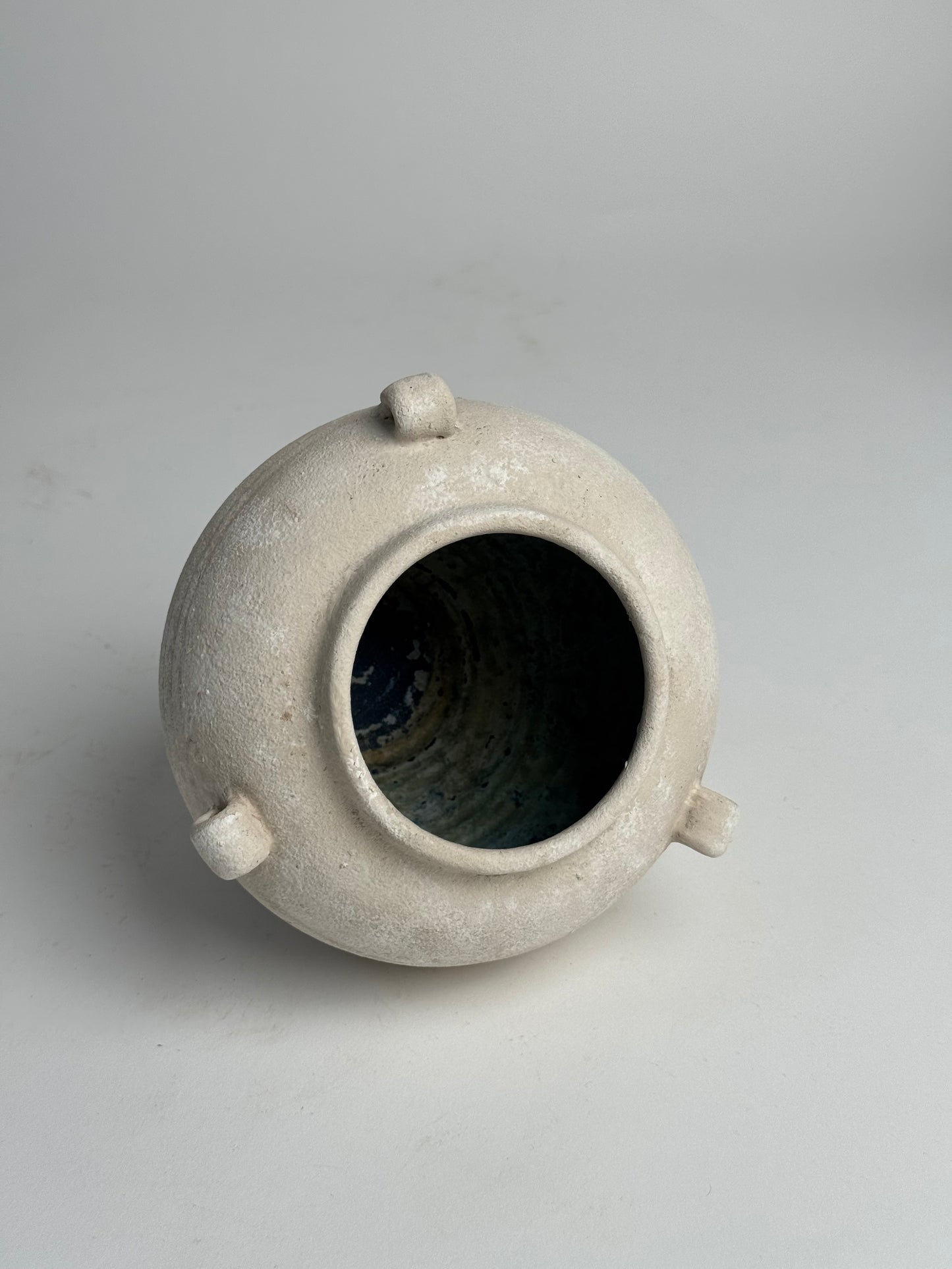 Up-Cycled | Aged Effect Tri-Handle Pot