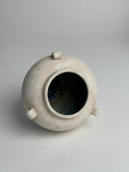Up-Cycled | Aged Effect Tri-Handle Pot