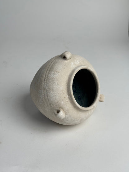 Up-Cycled | Aged Effect Tri-Handle Pot