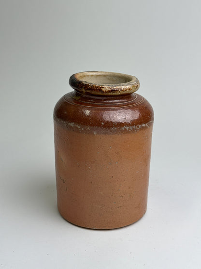 Large Vintage Stoneware Storage Jar