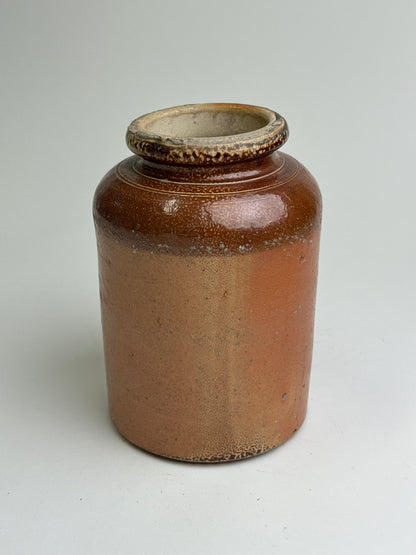 Large Vintage Stoneware Storage Jar