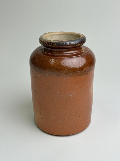 Large Vintage Stoneware Storage Jar