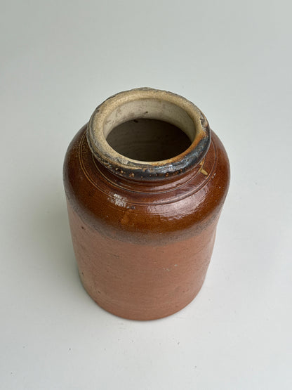 Large Vintage Stoneware Storage Jar
