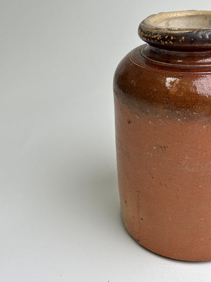 Large Vintage Stoneware Storage Jar