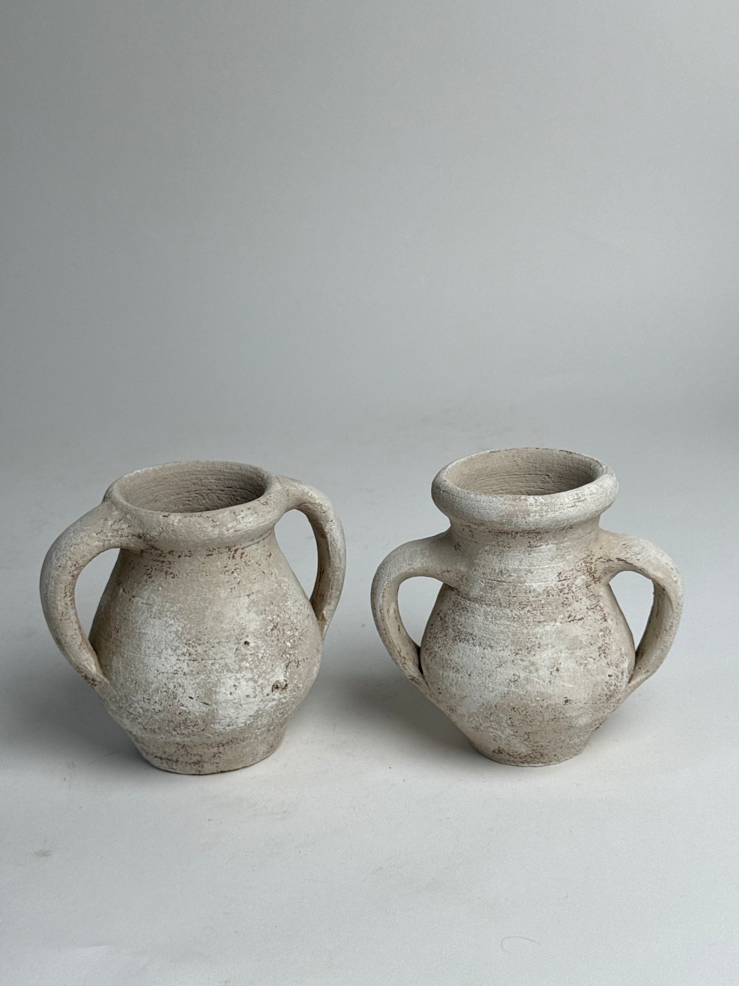Up-Cycled | Twin Handle Neutral Pots