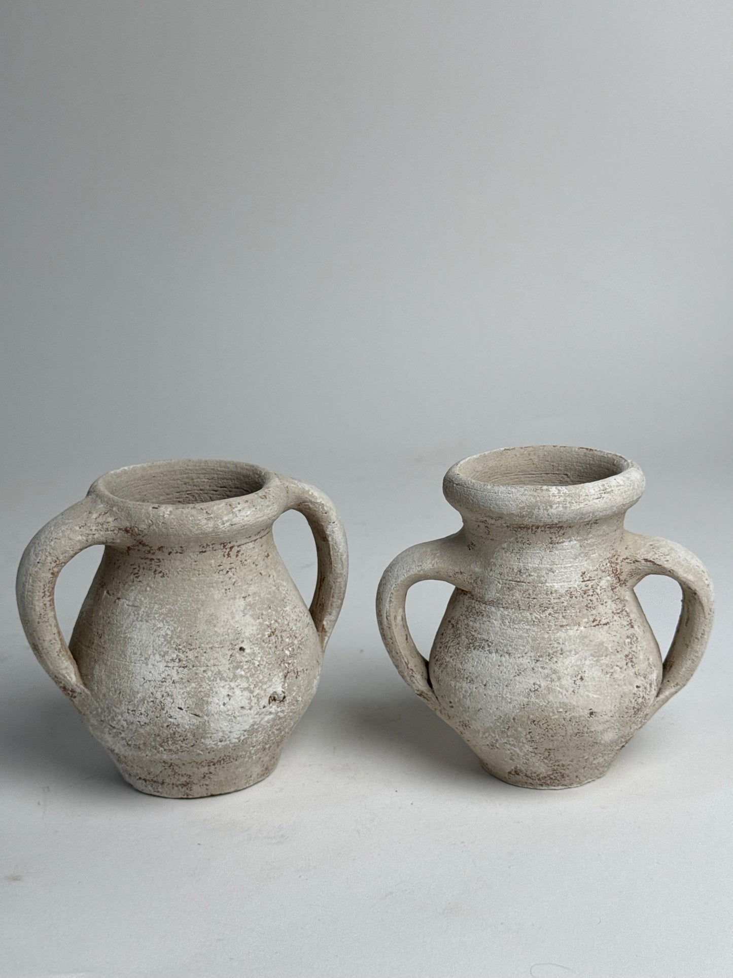Up-Cycled | Twin Handle Neutral Pots