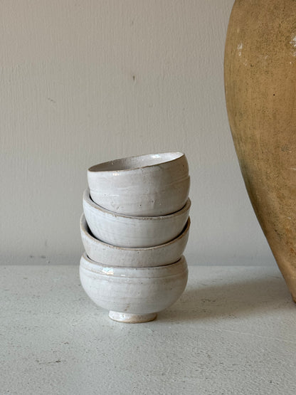 White Studio Pottery Bowls