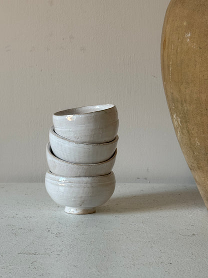 White Studio Pottery Bowls