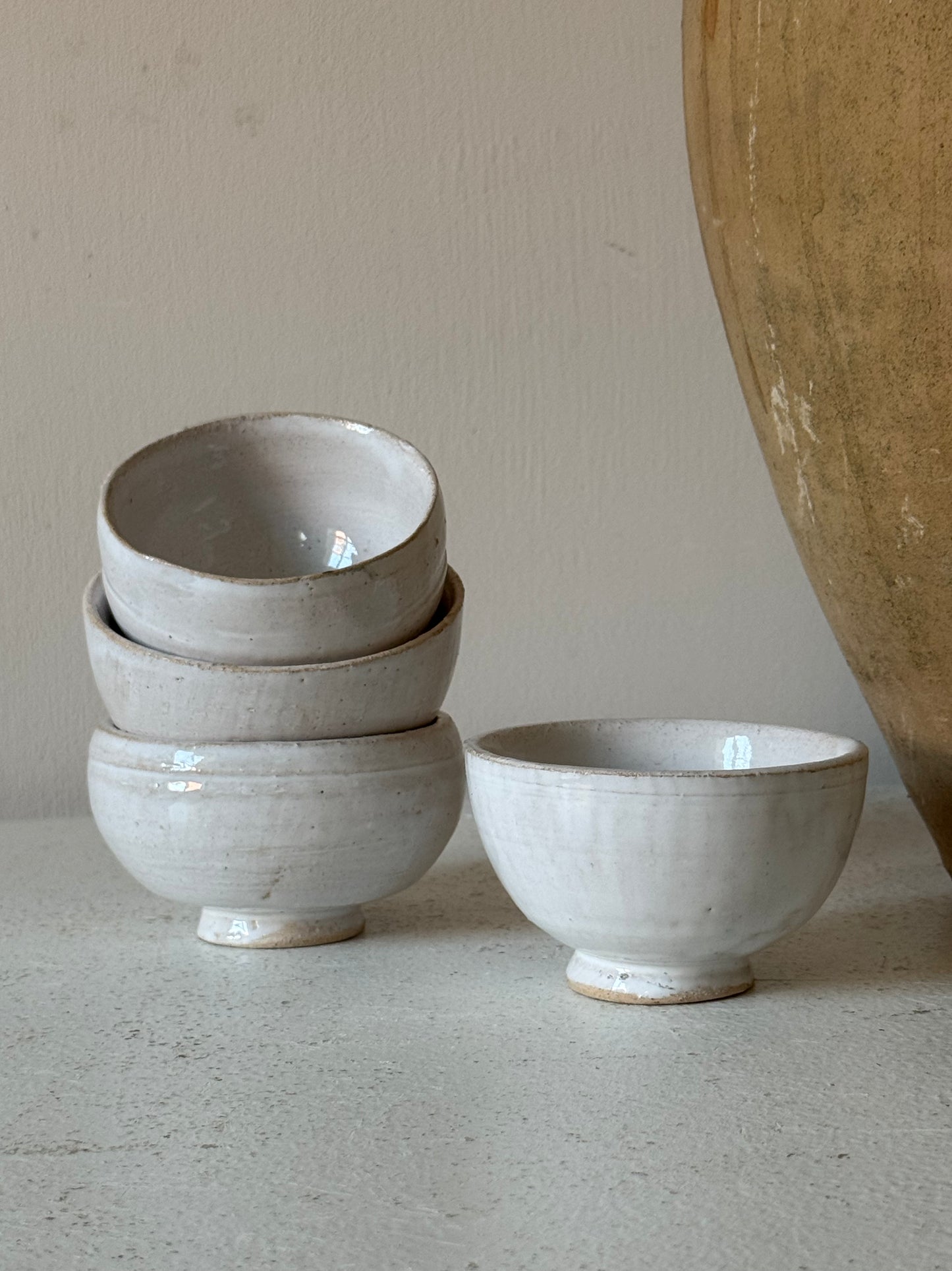 White Studio Pottery Bowls
