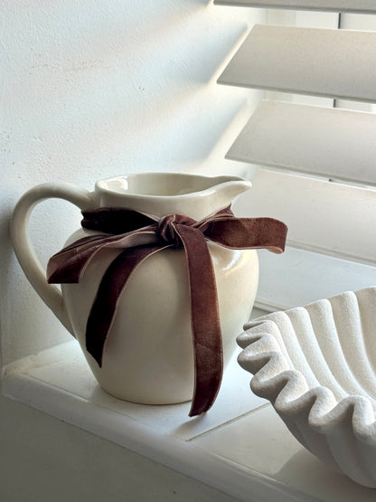 Cream Glazed Vintage Jug