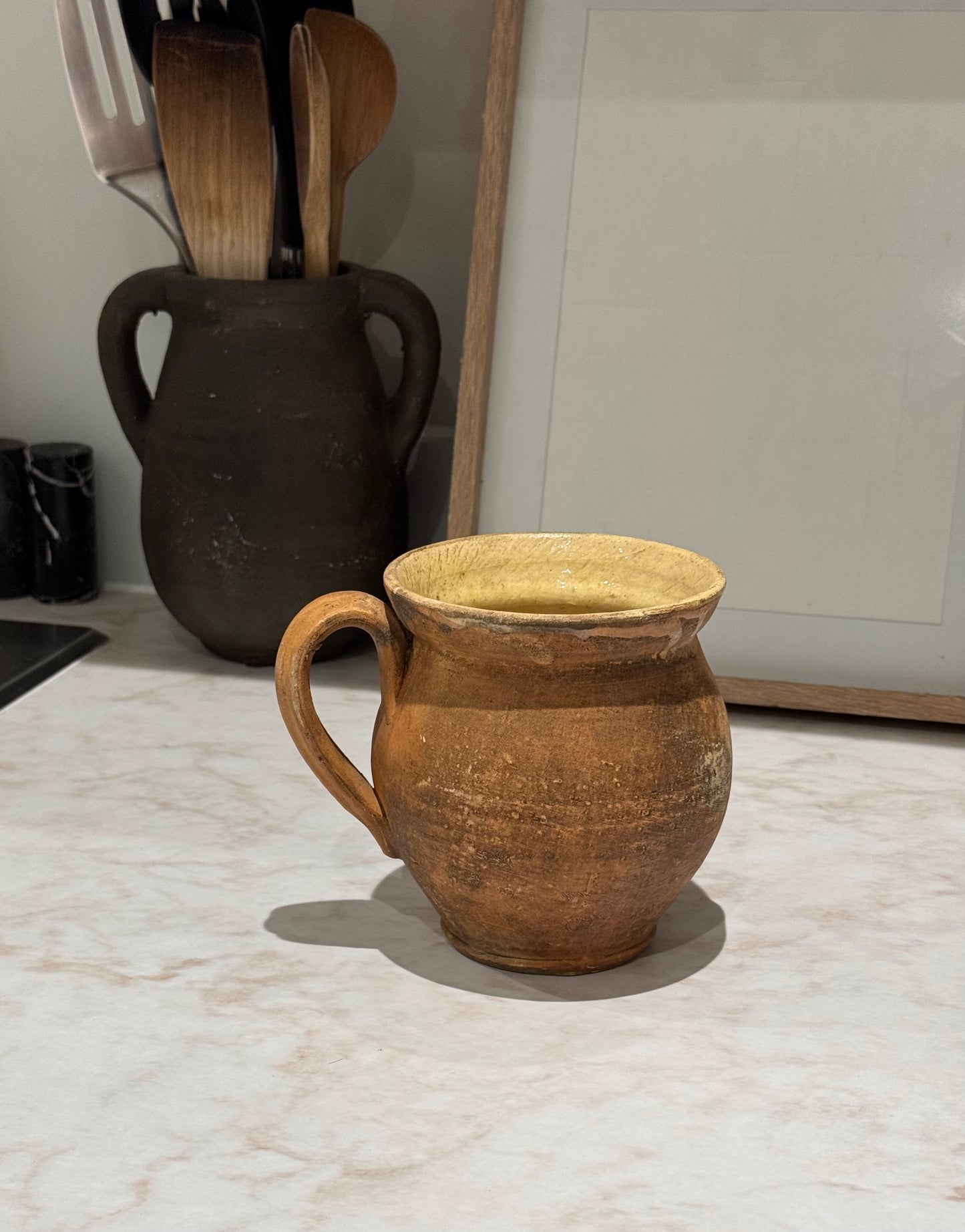 French Vintage Terracotta Jug