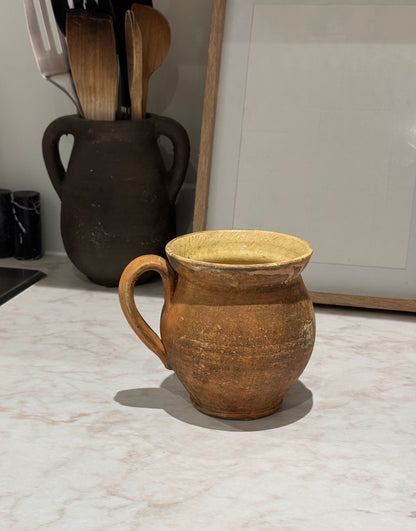 French Vintage Terracotta Jug