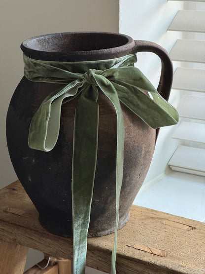 Deep Earthy Brown Mediterranean Jug