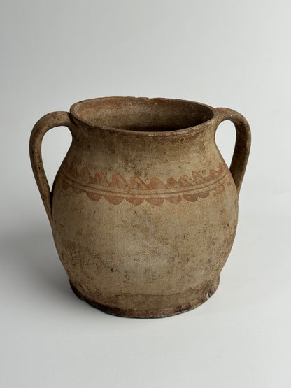 Vintage European Earthenware Storage Pot