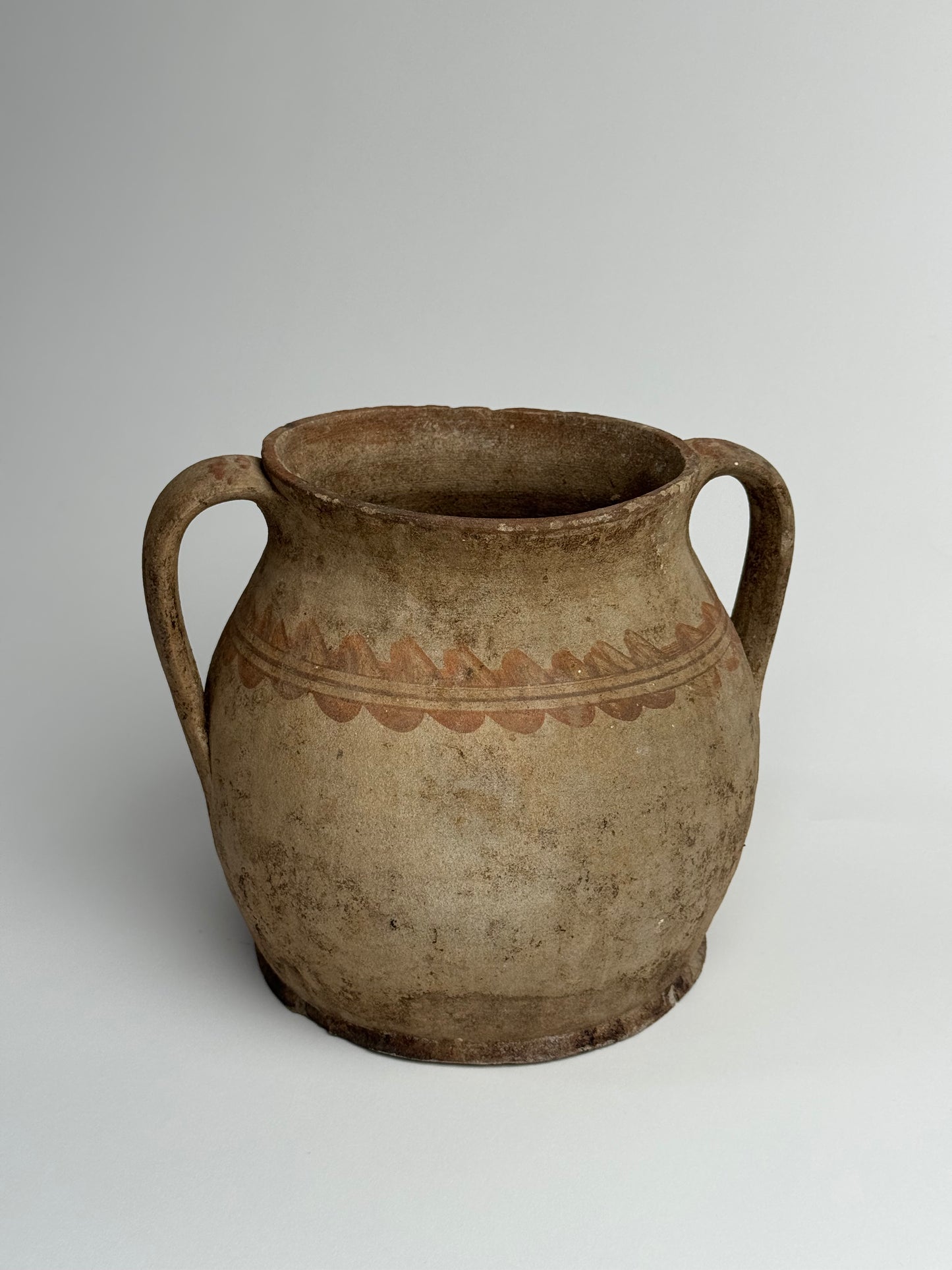 Vintage European Earthenware Storage Pot