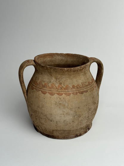 Vintage European Earthenware Storage Pot