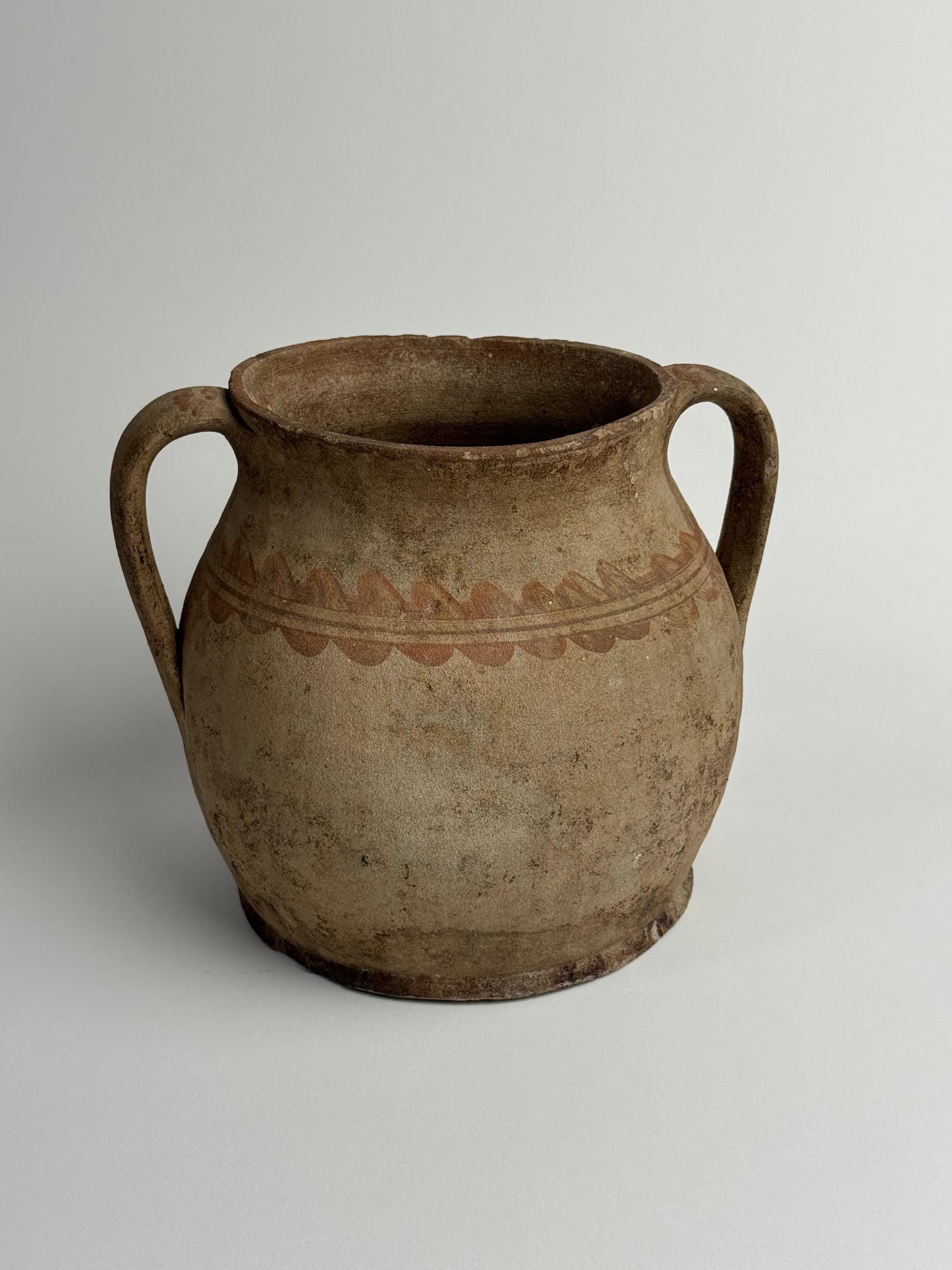 Vintage European Earthenware Storage Pot