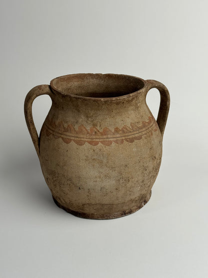 Vintage European Earthenware Storage Pot