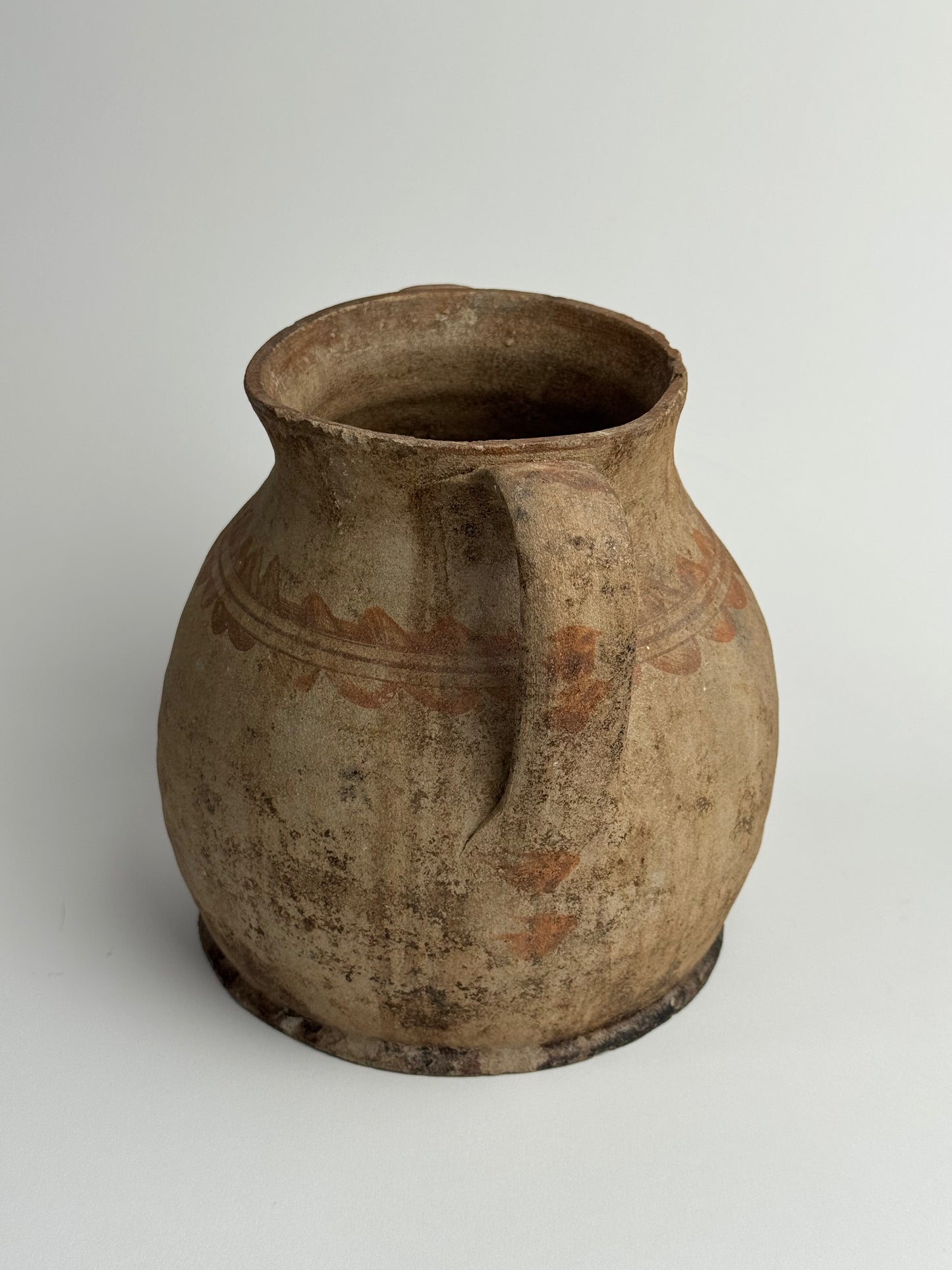 Vintage European Earthenware Storage Pot