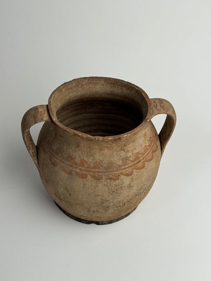 Vintage European Earthenware Storage Pot