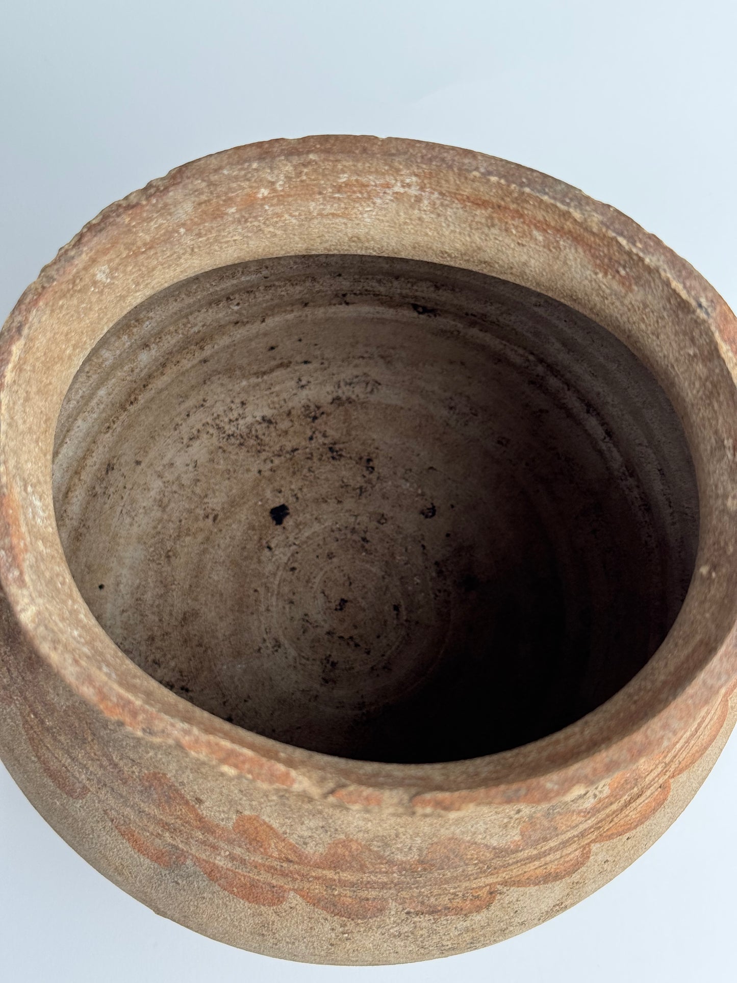 Vintage European Earthenware Storage Pot