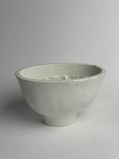 Large White Vintage Jelly Mould