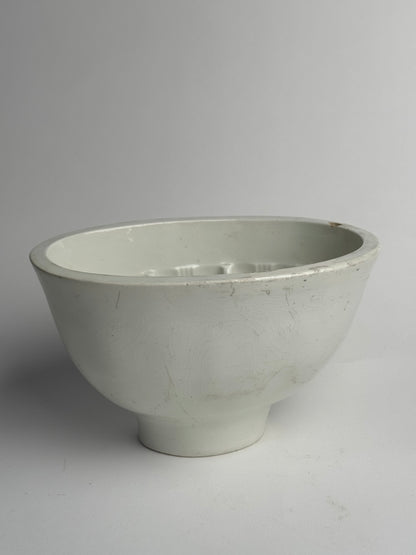 Large White Vintage Jelly Mould