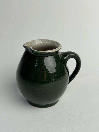 Deep Bottle Green Vintage Jug