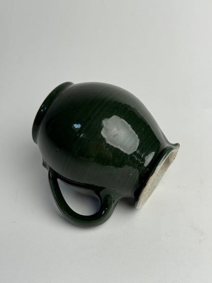 Deep Bottle Green Vintage Jug
