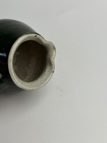 Deep Bottle Green Vintage Jug