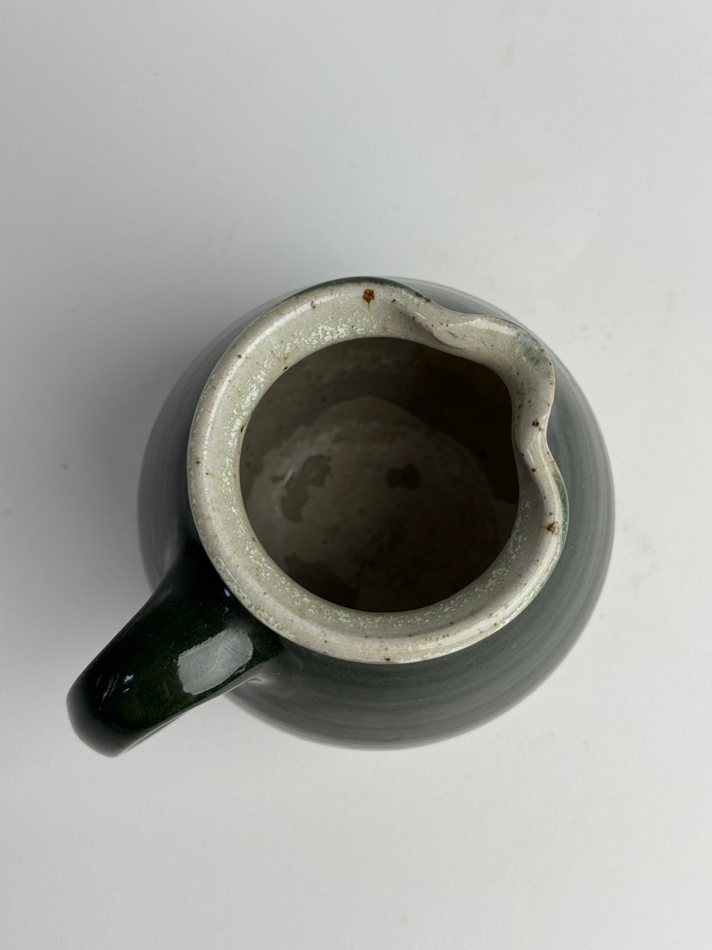 Deep Bottle Green Vintage Jug